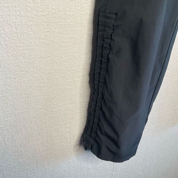 Athleta Aspire Pants Dark Gray Cinch Ankle Jogger Style Zipper Pockets Sz‎ 12 - Picture 6 of 14